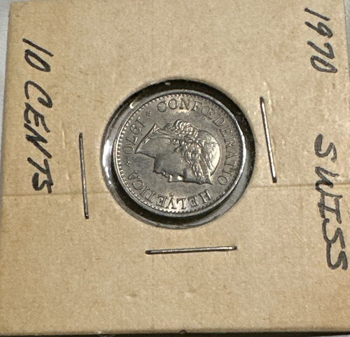 Moneda suiza de 10 rappen 1970 - Imagen 3 de 3