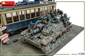 MIINIART KHARIV 1943 - TRAMWAY, STUG III AUSF. G W CREW & PANZERGRENADIERS 1:35 - Imagen 5 de 6