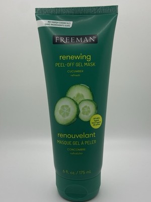Freeman Renewing Cucumber Peel-Off Gel Facial Mask 6 fl. oz./175 mL Tube, 1 Ct