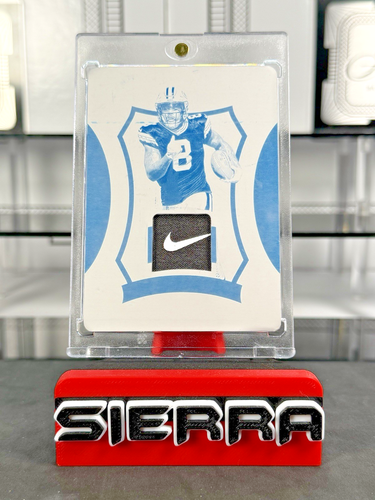 2024 Panini National Treasures JOSH JACOBS #CM-JJS Printing Plate Nike Patch 1/1