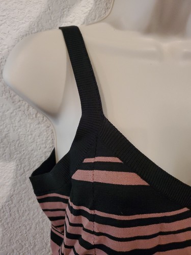 Ann Taylor LOFT womens Tank Brown/black Sz Med Nylon/rayon - Bild 3 von 6