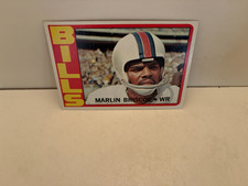 MARLIN BRISCOE 1972 card Topps #30 Rookie Rc BUFFALO BILLS Miami Dolphins WR EX+. rookie card picture