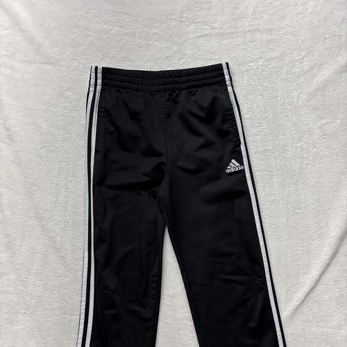 Adidas Youth Large 14/16 Training Warm Up Pants Soccer Black White Workout - Picture 2 of 10