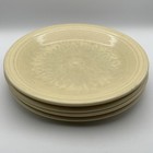 Poor Condition Pale Yellow Fiesta Fiestaware Dinner Plates 10.5” Heavy Scratches