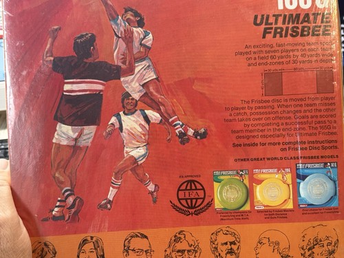 Wham-o Frisbee World Class 165 Gram 80 mold Monika Lou Peter Blome in package R - Picture 14 of 14