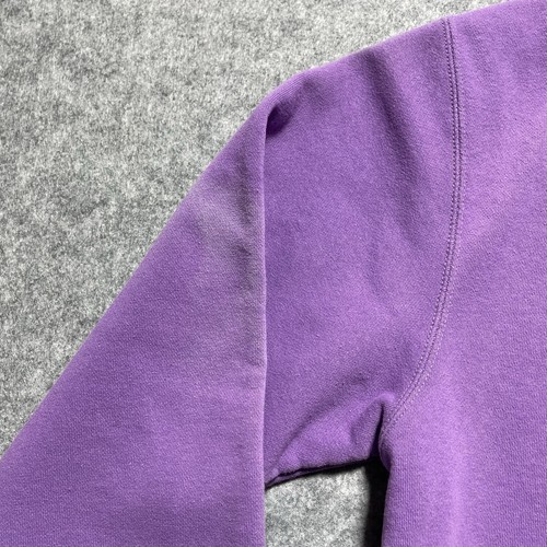 Obey Worldwide Long Sleeve Flower Floral Sweatshirt Women's Size Small Purple - Picture 9 of 15