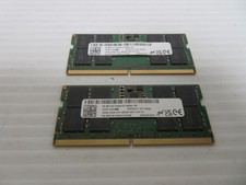 Micron 32GB (2x16GB) DDR5-4800 PC5-38400 1Rx8 SODIMM RAM Kit MTC8C1084S1SC48BA1