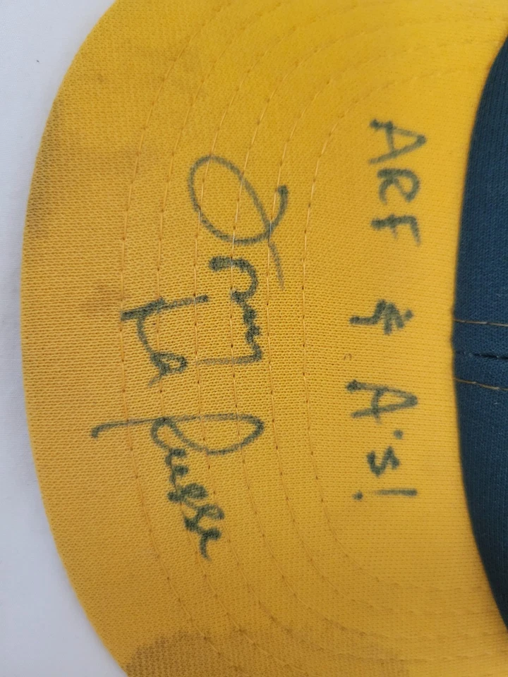 Gorra de béisbol firmada por Tony La Russa, A's Athletics MLB, algunas con uso Foto 3 de 4