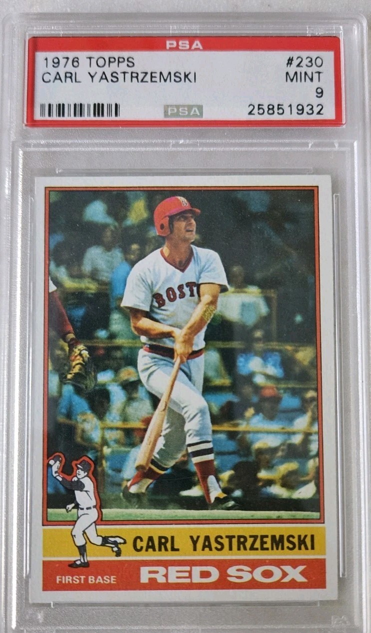 1976 Topps #230 Carl Yastrzemski PSA 9 Mint !!