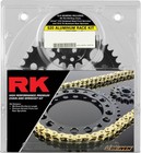 RK 520 XRE Aluminum Race Chain & Sprocket Kit Black/Gold for Yamaha R1/R1M
