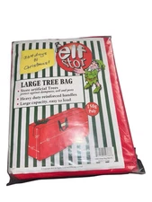 Christmas Tree Storage Bag 65" x 15" x 30" 5.5 ft  Elf Stor 150 g RED w Handles