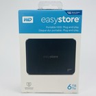 New WD Easystore 6TB HDD External USB 3.0 Portable Hard Drive - SEALED