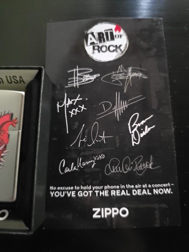 Zippo Live Stream Art of Rock Art Carla Harvey& Mario Duplantier 1/500 with COA - Picture 2 of 5