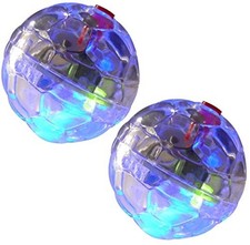 (2 Pack) Spot LED Motion Activated Cat Ball