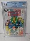 JUSTICE LEAGUE #1 Newsstand (DC Comics, 1987) CGC Graded 9.2 ~ White Pages
