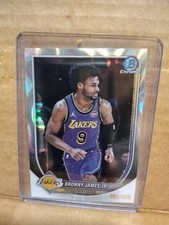 2025-26 Bowman Chrome Bronny James Jr Lava Refractor #065/399 Lakers
