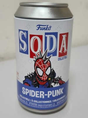 Funko Pop! Soda: Spider-Punk Collectible Figure Chase OPENED