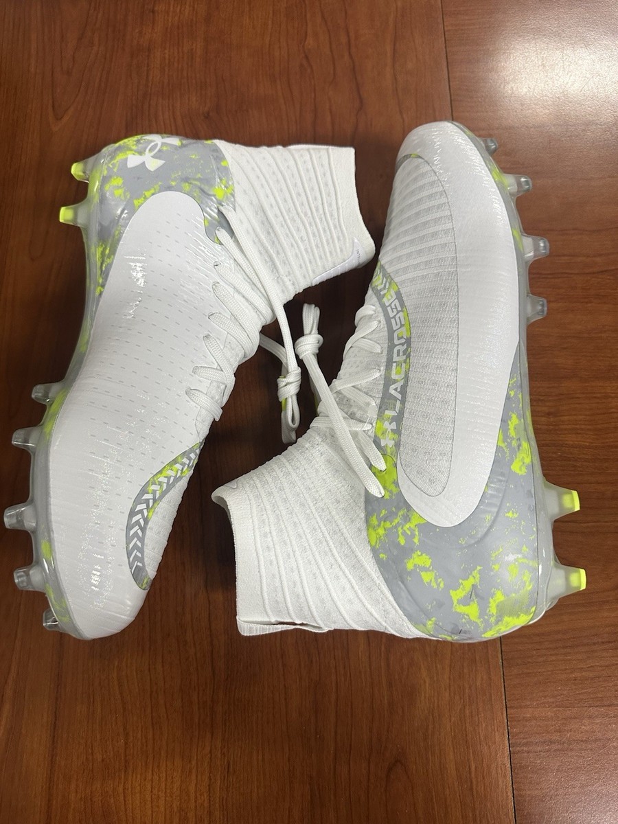 Under Armour White Grey Green Camo Highlight Lax Mc Lacrosse  display picture 2