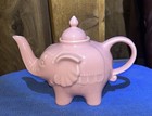 Cordon Bleu Teapot Pink Elephant Ceramic BIA Preowned EUC 28 oz.