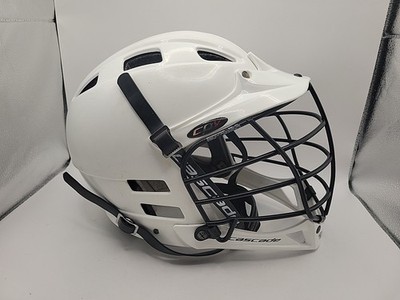 Cascade CPV Lacrosse Helmet  Size Medium/Large M/L-R White With Black Face Mask
