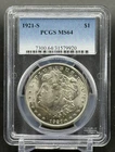 1921-S Morgan Silver Dollar $1 PCGS MS64