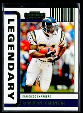 2022 Panini Contenders #LGD-LTO LaDainian Tomlinson Legendary Contenders Emerald