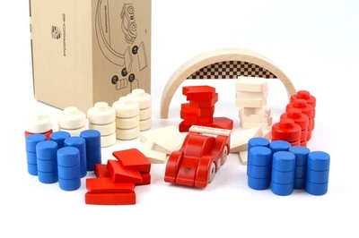 Original Porsche Drivers Selection Race Track Expansion Set Holzspielzeug Rennba - Bild 1 von 2
