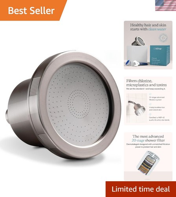 #ad Filtered Shower Head Water Softener for Hard Water High Pressure Skin Hair $160.13