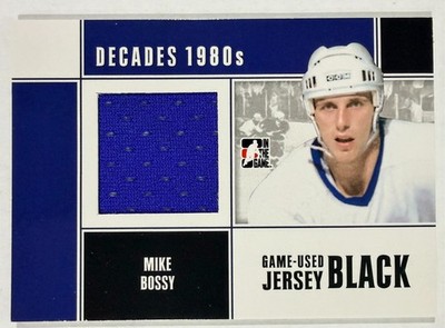 MIKE BOSSY ~ 2010-11 ITG DECADES 1980's MEMORABILIA Jersey Card  M-43  NYI 