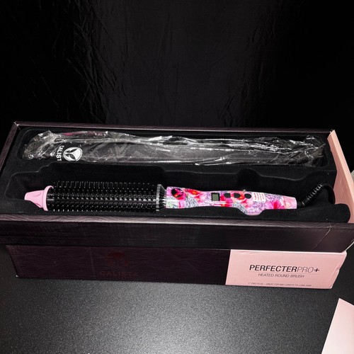 Calista Perfecter Pro Plus Heated Round Brush 1” Pink Floral - Picture 5 of 8