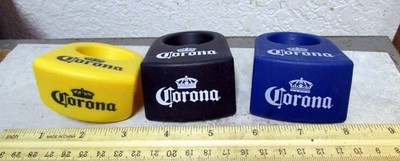 set of 3 diff colors corona beer CoronaRita Bottle Holder Drink clips, man cave