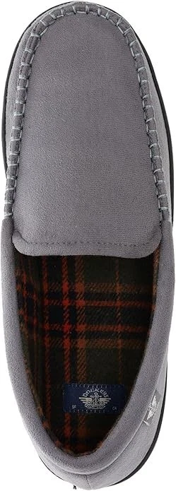 Zapatillas mocasín Dockers venecianas para hombre grises sin cordones anti microbianas talla 10W nuevas en caja Foto 2 de 4