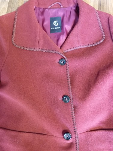 Gil Bret Mantel Damen Jacke Parka Gr. EU 40 Schurwolle KaschmirGröße L 40 - Bild 3 von 12