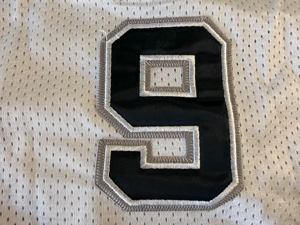 Camiseta deportiva Adidas Swingman para hombre talla 52 San Antonio Spurs Tony Parker #9 Foto 4 de 4