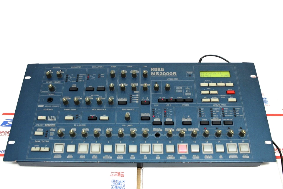 KORG MS2000R ANALOG MODELING SYNTHESIZER MODULE W/POWER SUPPLY -WORKS GOOD - Image 2 of 4
