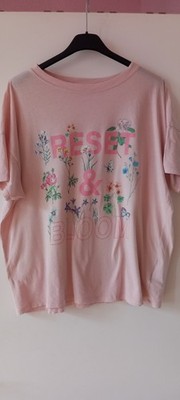 Damen/Mädchen T-Shirt Sommer mit Blumenprint, Gr 44, Von C&A