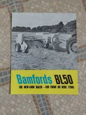 Bamfords BL50 BALER VINTAGE Sales leaflet
