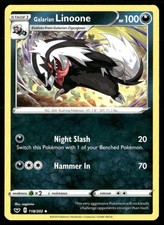 2020 Sword & Shield Galarian Linoone Stage 1/Uncommon #118