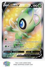 Celebi V (Full Art) 160/198 - SWSH06: Chilling Reign Ultra Rare Holo NM