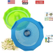 Bean Screen Plastic Mason Jar Sprouting Lids Mason Jar Sprouting Kit – For Gr...