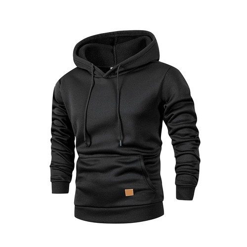 Herren Herbst Hoodie Pullover Einfarbig Sweatshirt Langarm Freizeit Fleece To - Bild 23 von 23