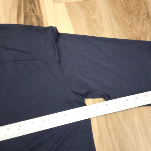 ASRV Men's Size M 3-D Lite 2.0 3/4 Sleeve Oversized Tee Blue Shirt DSG-0841 - Picture 11 of 12