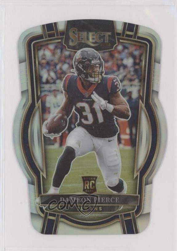 2022 Panini Select Club Level Silver Prizm Die-Cut Dameon Pierce Rookie RC 06xp