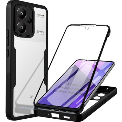 Transparente Hülle mit Eingebautem Displayschutz für Redmi Note 13 Pro+ 5G