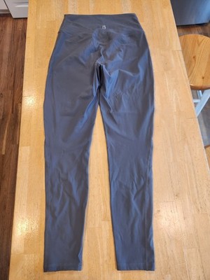 Buffbunny Collection High-Rise Ankle Leggings Gray Nylon Spandex Women's M