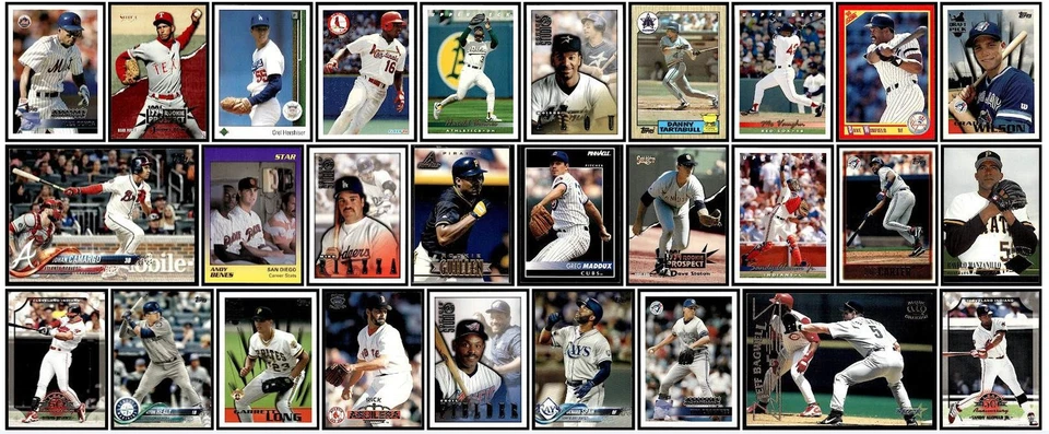 Mixed Lot of 99 Baseball Sports Cards 1987-2018 Seattle Mariners Atlanta Braves - Image 3 of 3