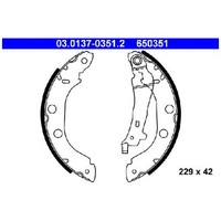 2X Bremsbackensatz Hinten FüR Renault Kangoo FC0 KC0 98 Bis 26 ATE 5DC700 K9K700