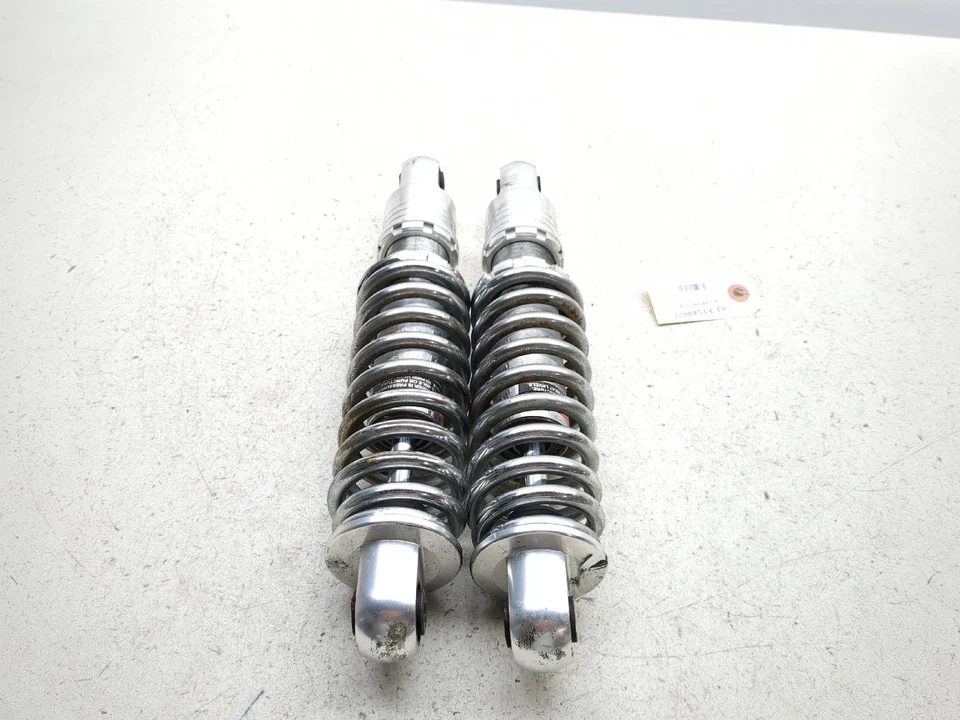 04-09 Amortiguadores de suspensión trasera cromados Triumph Rocket 3 III recambio Foto 2 de 4