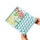 Ice Ball Maker Mold Mini Round Ice Cube Tray Reusable with Lid for Freezer