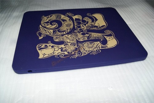 LUCKY BRAND LOVE Soft Feel Silicone iPad 1, 2, 3, 4 Generation Case Purple NEW - Bild 9 von 11